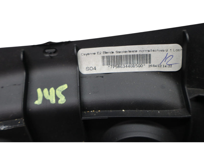 Load image into Gallery viewer, 11-18 Porsche Cayenne 958 S Rear Interior Power Socket Trim Cover 7P58634405 Oem