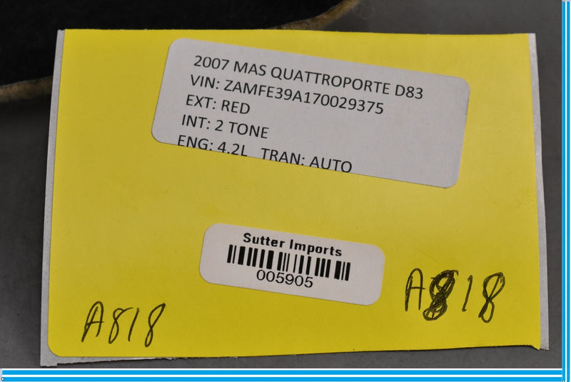 Load image into Gallery viewer, 03-12 Maserati Quattroporte Luggage Compartment Trunk Hatch Cover Panel Door Oem
