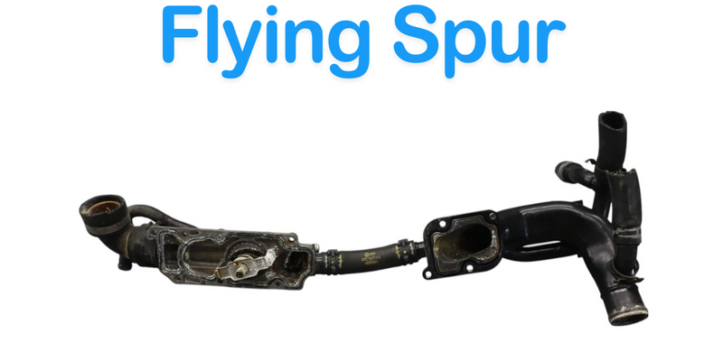 Load image into Gallery viewer, 03-18 Bentley Continental GTC Coolant Water Hose Tube Pipe Flying Spur Oem