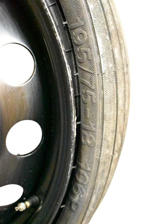 Load image into Gallery viewer, 07-15 Audi Q7 Emergency Spare Wheel Rim Tire 6.5 x 18 H2 ET53 Black OEM