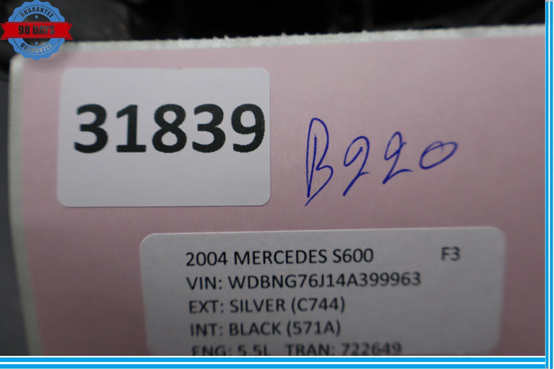 Load image into Gallery viewer, 00-06 Mercedes S55 AMG S600 W220 Rear Right Passenger Door Audio Speaker Oem