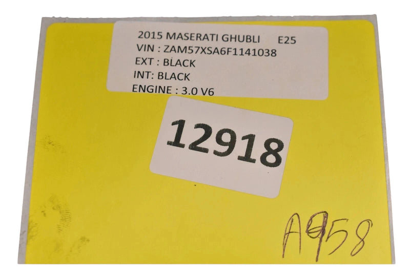 Load image into Gallery viewer, 14-20 Maserati Ghibli Left Driver Side Air Intake Duct Pipe Hose 670001591 Oem