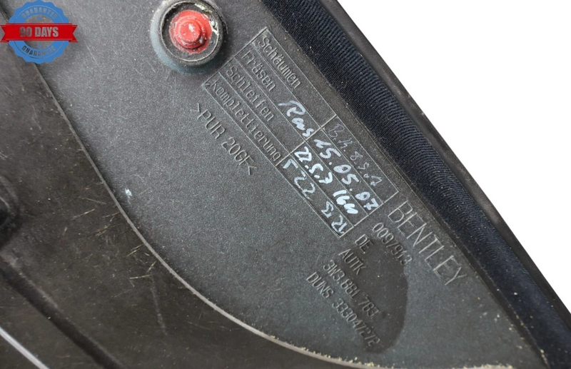 Load image into Gallery viewer, 07-11 Bentley Continental GTC GT Front Left Seat Back Cover Panel 3W3881783 Oem