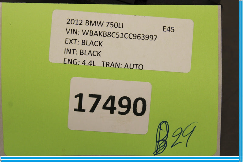 Load image into Gallery viewer, 09-12 BMW 750i 750Li F01 F02 Rear Trunk Lid Latch Lock Cylinder Oem