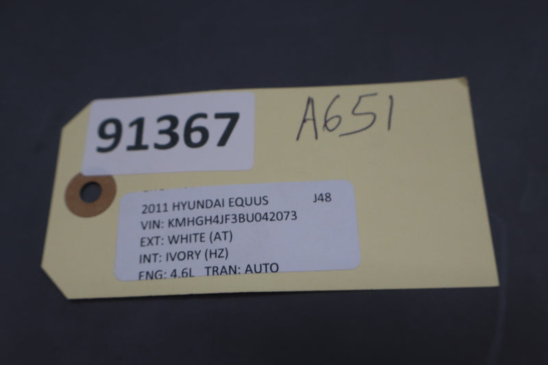 Load image into Gallery viewer, 11-16 Hyundai Equus Front Right Passager Sunvisor Illuminated 268-11532r Oem