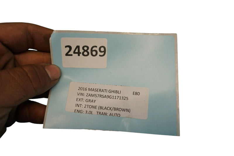 Load image into Gallery viewer, 14-20 Maserati Ghibli Rear Lower Bumper Reinforcement Impact Crash Bar OEM