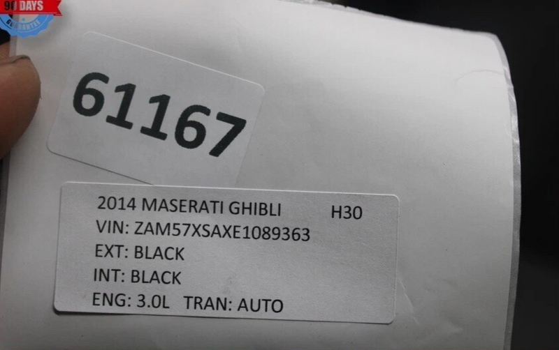 Load image into Gallery viewer, 14-17 Maserati Ghibli Front Right Passenger Side Door Shell Panel HP0886C Oem