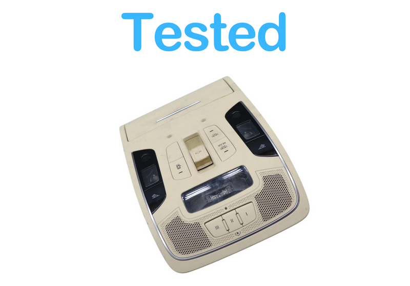 Load image into Gallery viewer, 12-18 Audi A7 Roof Overhead Console Dome Light Lamp Panel Switch Assembly Oem