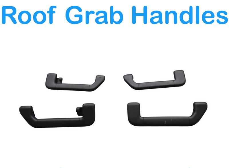 Load image into Gallery viewer, 11-18 Porsche Cayenne 958 Front & Rear Roof Grab Bar Handle Black OEM