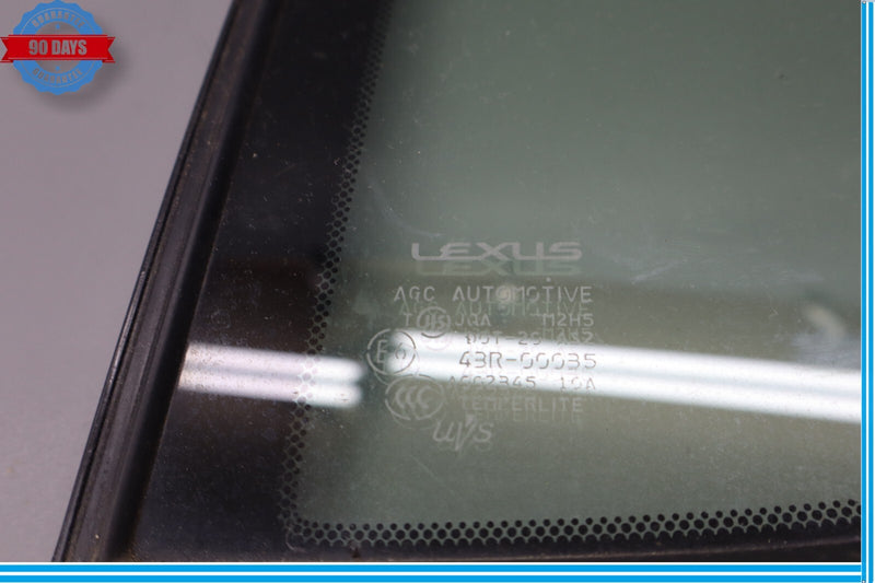 Load image into Gallery viewer, 07-17 Lexus LS460 Rear Right Passenger Side Door Corner Quarter Window Glass Oem