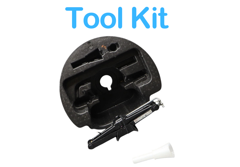 Load image into Gallery viewer, 14-24 Maserati Ghibli M157 Quattroporte Emergency Spare Tire Jack Tool Kit OEM