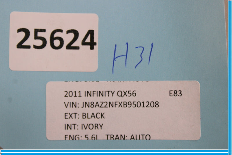 Load image into Gallery viewer, 11-17 Infiniti QX56 QX80 Rear Right Passenger Side Upper Seat Headrest Oem