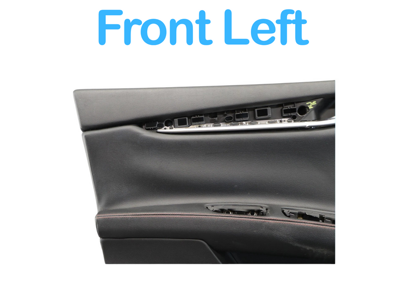 Load image into Gallery viewer, 14-22 Maserati Ghibli M157 Front Left Driver Interior Door Panel 105804363C Oem