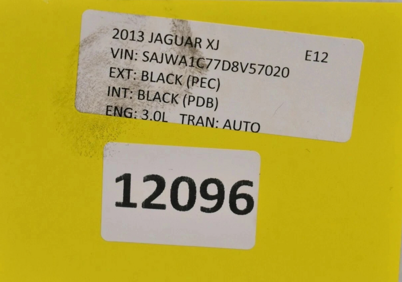 Load image into Gallery viewer, 10-19 Jaguar XJ XJL Rear Trunk Sill Scuff Plate Latch Cover AW93F406A64AF Oem