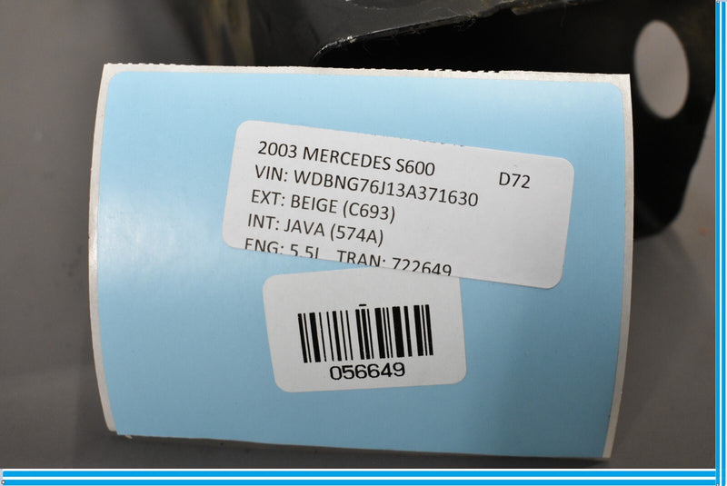 Load image into Gallery viewer, 00-06 Mercedes S600 W220 Front Left Bumper Support Reinforcement Bracket Oem