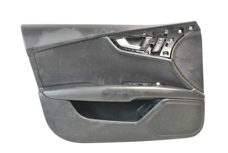 Load image into Gallery viewer, 2012-2017 Audi A7 S7 Front Left Driver Side Interior Door Panel Trim Black OEM