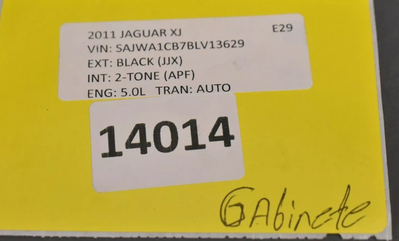 Load image into Gallery viewer, 10-19 Jaguar XJ XJL Emergency Electronic Parking Brake Actuator W/Cable Oem