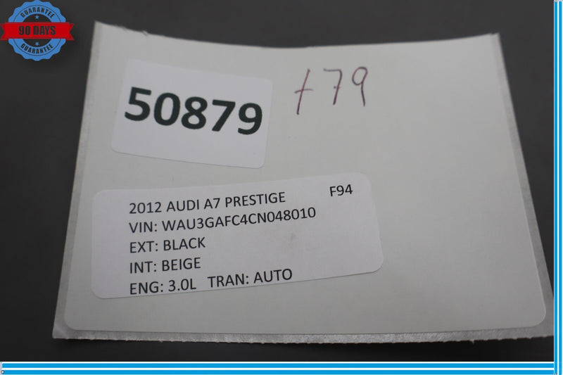 Load image into Gallery viewer, 12-18 Audi A7 Quattro Front Right Passenger Seat Switch Outer Cover Trim Oem