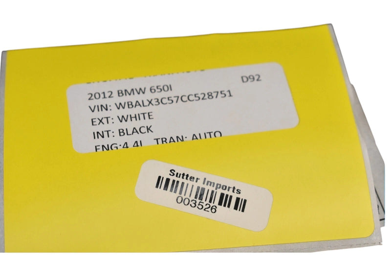Load image into Gallery viewer, 12-18 BMW 650i 640i F12 Rear Right Passenger Trunk Side Carpet Trim Liner Oem