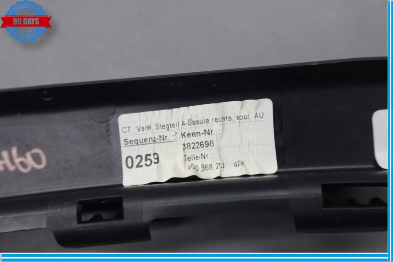 Load image into Gallery viewer, 12-18 Audi A6 Quattro Front Right Passenger Side A Pillar Cover Panel Trim Oem