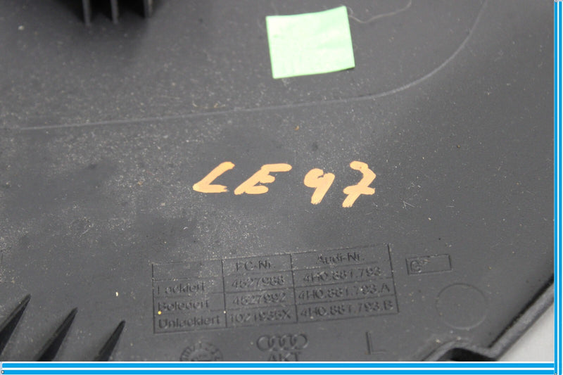 Load image into Gallery viewer, 11-18 Audi A8 Front Left Driver Side Seat Inner Interior Trim Cover Panel Oem