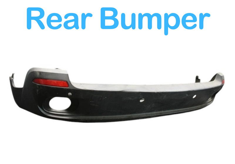 Load image into Gallery viewer, 07-10 BMW X5 E70 Rear Bumper Cover Panel Assembly Black 51127178279 Oem