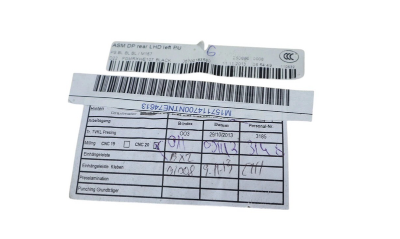 Load image into Gallery viewer, 14-22 Maserati Ghibli M157 S Rear Left Driver Side Interior Door Panel Cover Oem