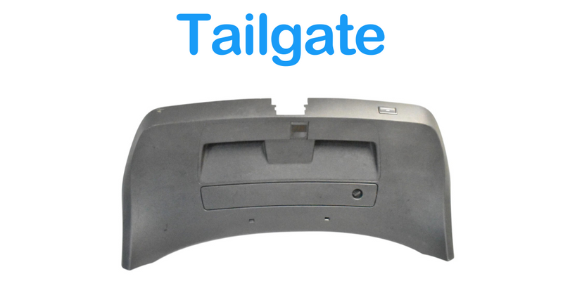 Load image into Gallery viewer, 12-17 AUDI A7 Tailgate Liftgate Back Door Lower Panel Cover Trim 4G8867979A OEM