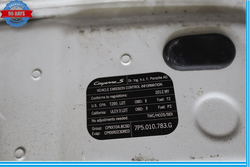 Load image into Gallery viewer, 11-14 Porsche Cayenne 958 S Hood Panel Shell Assembly White Oem