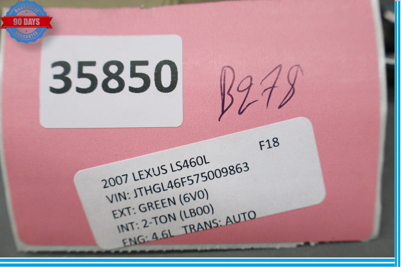 Load image into Gallery viewer, 07-12 Lexus LS460 Rear Right Passenger Side Center Seat Belt Buckle 1046971 Oem