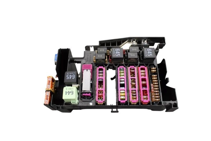 Load image into Gallery viewer, 11-18 Audi A8 Quattro S8 Fuse Relay Junction Box Black Holder 4H0907348C OEM