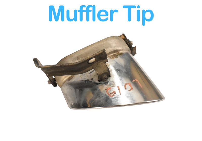 Load image into Gallery viewer, 03-12 Bentley Continental Left Driver Side Chrome Muffler Tip 3W0253681D OEM