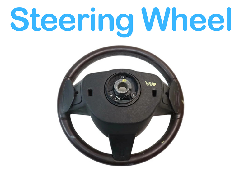 Load image into Gallery viewer, 09-11 Jaguar XF X250 Driver Leather Steering Wheel W/ Gear shifter pedal Oem