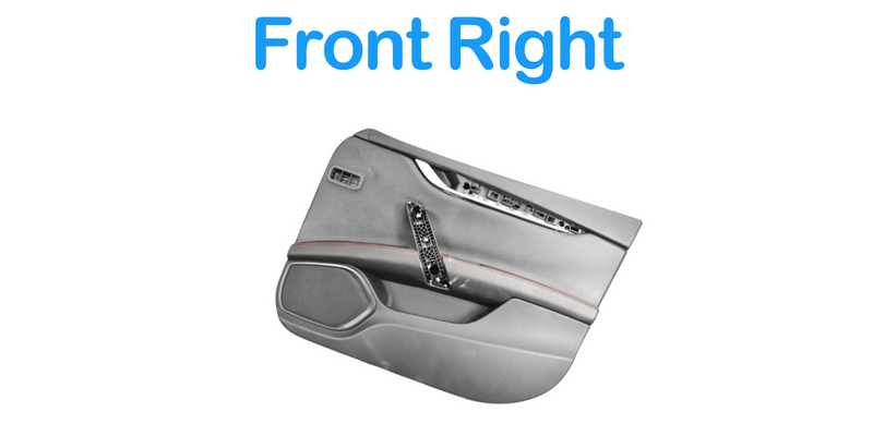 Load image into Gallery viewer, 14-19 Maserati Ghibli Front Right Side Door Panel Trim Cover 105804409 Oem