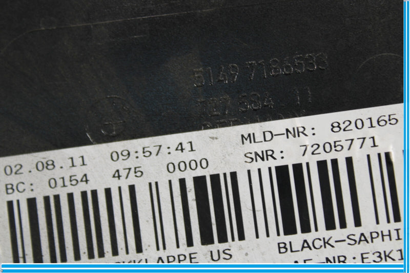 Load image into Gallery viewer, 09-15 BMW 750Li 750i F01 F02 Rear Trunk Lid Hatch License Plate Molding Trim Oem