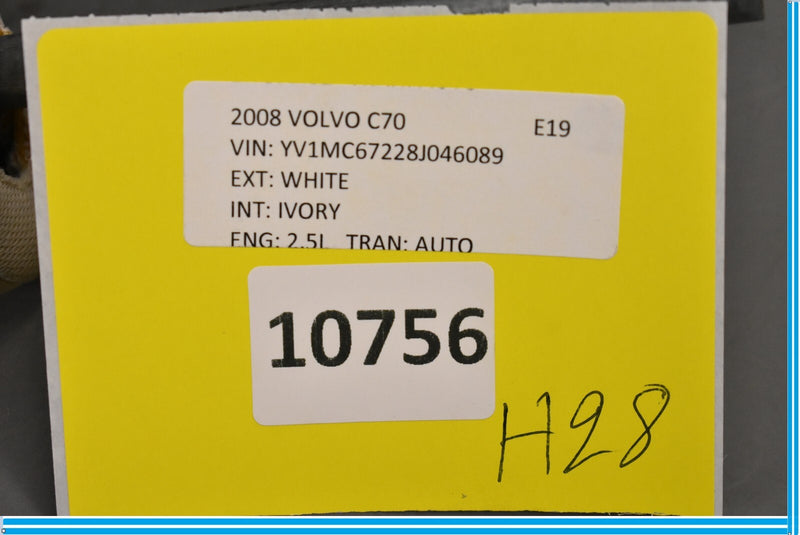 Load image into Gallery viewer, 06-13 Volvo C70 Front Right Passenger Side Head Rest Headrest Beige Oem