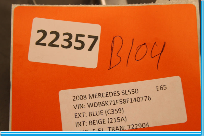 Load image into Gallery viewer, 03-12 Mercedes R230 SL500 SL55 Left Driver Side Door Panel Edge Trim Oem