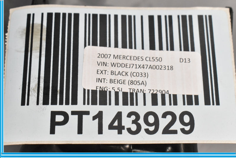Load image into Gallery viewer, 07-14 Mercedes CL550 CL600 W216 Front Left Bumper Reinforcement Bracket Oem