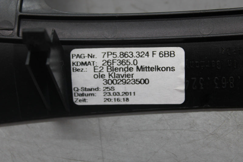 Load image into Gallery viewer, 11-18 Porsche Cayenne Front Center Console Gear Shifter Bezel Trim Panel Oem