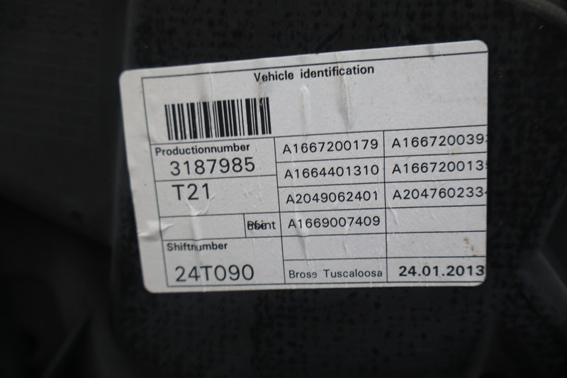 Load image into Gallery viewer, 12-15 Mercedes GL450 Front Left Driver Side Door Window Regulator Panel Oem