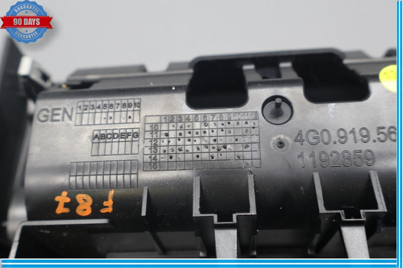 Load image into Gallery viewer, 12-18 Audi A6 Quattro Center Console Back Panel & Power Outlet Bezel Oem