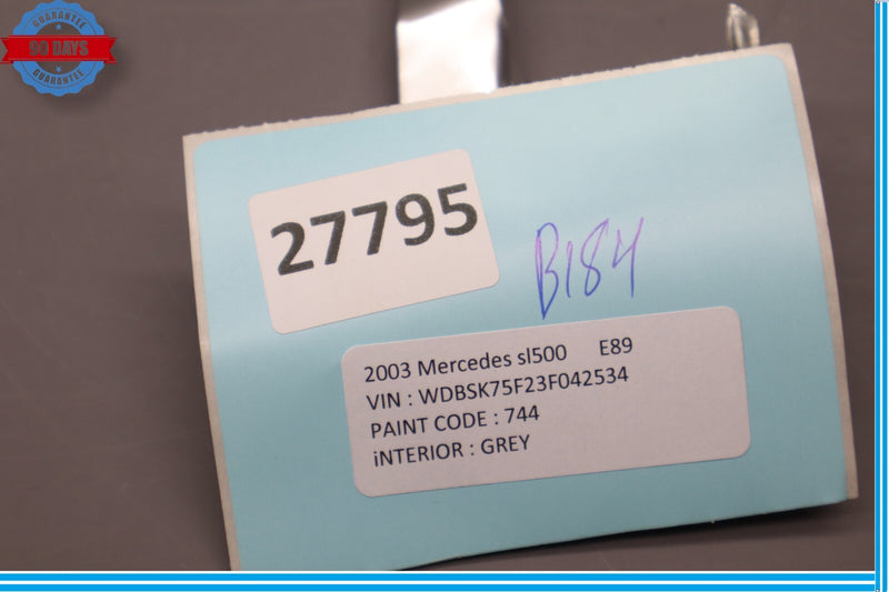 Load image into Gallery viewer, 03-12 Mercedes R230 SL500 SL600 Right Side Door Panel Edge Trim Oem