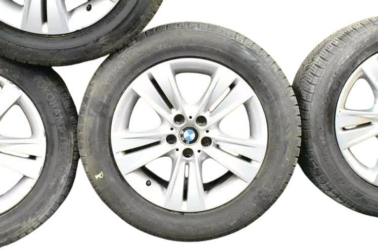 Load image into Gallery viewer, 02-06 BMW X5 8.5J x 18 Alloy Wheel Tire Rim Sliver Set of 4 6765502 OEM