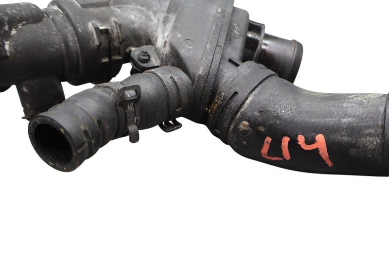 Load image into Gallery viewer, 16-20 Jaguar X260 XF 3.0L V6 Engine Coolant Thermostat Housing Tube w/ Hose Oem