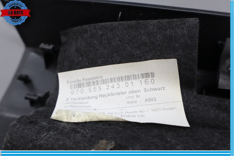 Load image into Gallery viewer, 10-13 Porsche Panamera 970 Rear Tailgate Liftgate Upper Trim Cover Panel Oem