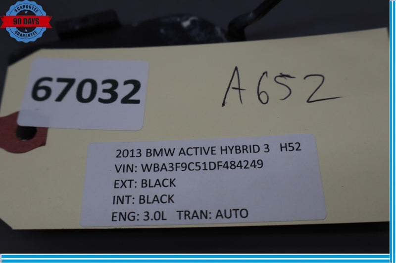 Load image into Gallery viewer, 12-15 BMW 328i Active Hybrid 3 Rear Bumper Lower Tow Hook Insert Panel Oem