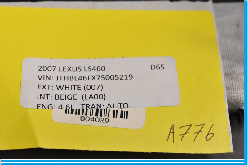 Load image into Gallery viewer, 07-12 Lexus LS460 Steering Column Upper Trim Cover Panel 4528650060 Black Oem