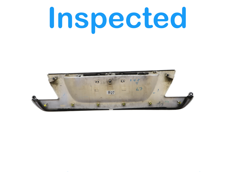 Load image into Gallery viewer, 07-09 Lexus LS460 LS600h Rear Trunk Deck Lid License Plate Trim Panel Oem