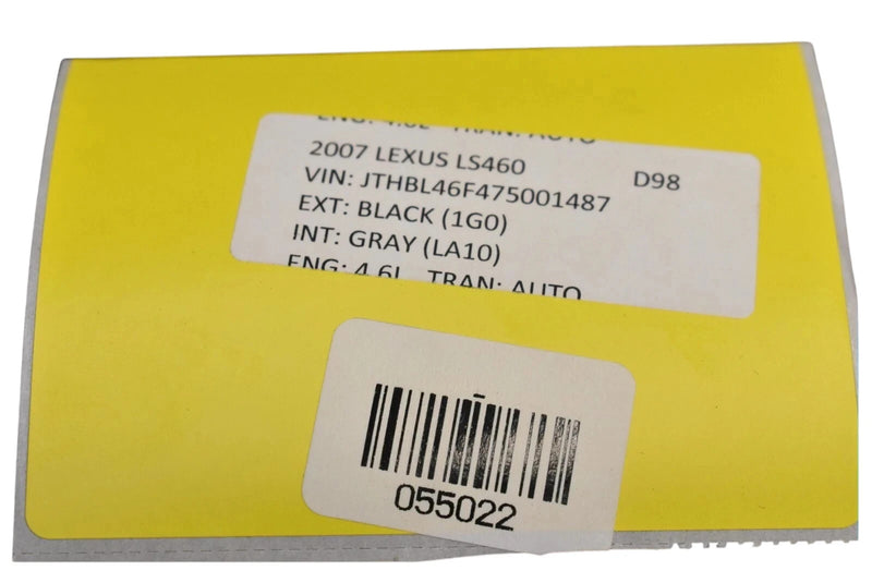 Load image into Gallery viewer, 07-17 Lexus LS460 LS460L Front Right Seat Upper Back Trim Cover Panel OEM