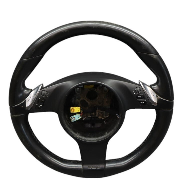 Load image into Gallery viewer, 11-14 Porsche Cayenne 958 S Multifunction Steering Wheel Assembly Black Oem